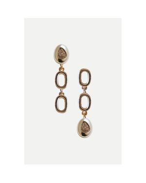 DANIELA MILLAN JEWELRY Bloom Drop Earrings - Metallic