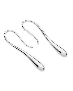 Lucy Quartermaine Solid Drop Earrings - Metallic