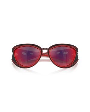 DIESEL 61Mm Cat Eye Sunglasses - Red