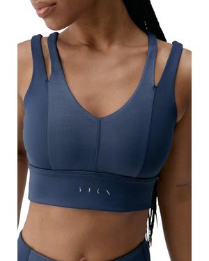 Børn Maan Medium Support Performance Sport Top - Blue