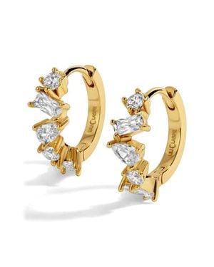 Lili Claspe Mavis Huggie Hoop Earrings - Metallic