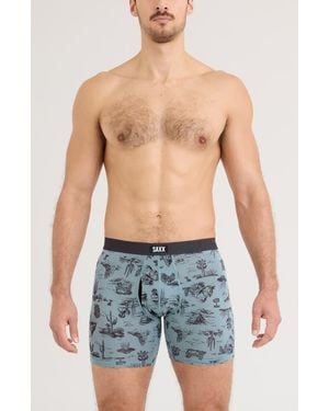Saxx Underwear Co. Vibe Xtra Assorted 2-Pack Boxer Briefs - Blue