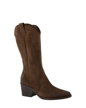 Paul Green Easton Western Boot - Brown