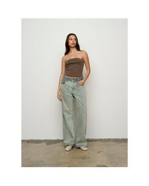 ONE & OTHER Lima Strapless Top - White