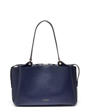 Cole Haan Midtown Leather Work Tote - Blue
