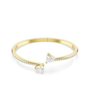 Swarovski Mesmera Attract Crystal Heart Bangle Bracelet - Multicolor