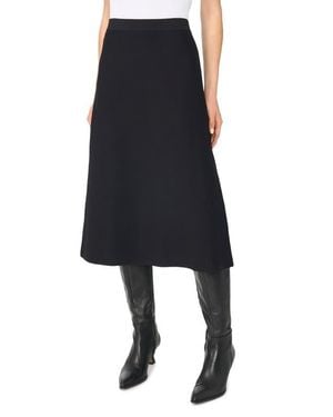 Halogen® Sweater Knit Midi Skirt - Black