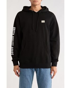 Brixton Woodburn Grpahic Hoodie - Black