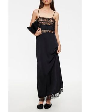 Lioness She Lace Detail Maxi Dress - Black