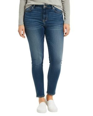 Slink Jeans High Waist Ankle Skinny Jeans - Blue