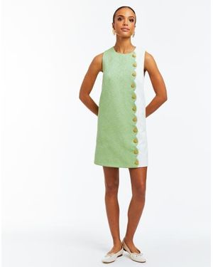 mestiza Etta Scallop Mini Dress - Green