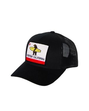 Everyday California Shores Snapback Hat - Black