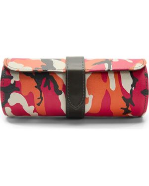 Wolf Elements Triple Watch Roll With Capsule - Red