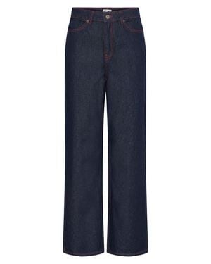 Ichi Wide Leg Jeans - Blue