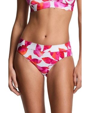 Ralph Lauren Classic Band Hipster Bikini Bottoms - Pink