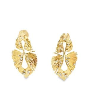Hueb Bahia 18K Diamond Earrings - Metallic