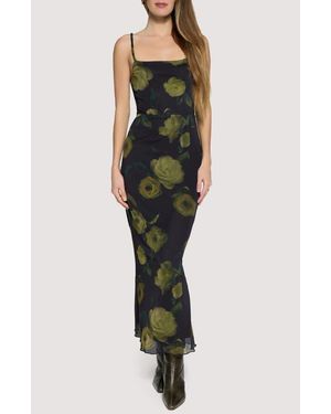 Lost + Wander Nocturnal Blooms Maxi Dress - Black