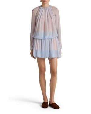 Marina Moscone Layered Mini Cocoon Skirt - Multicolor