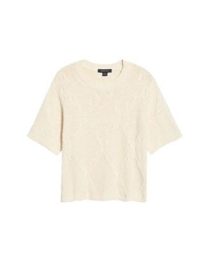 Sanctuary Diamond Stitch Sweater - Natural