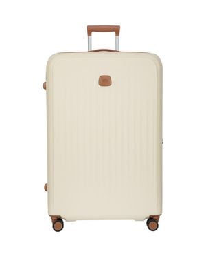 Bric's Taormina Hardside Expandable 32 X-Large Checked Spinner Luggage - Natural