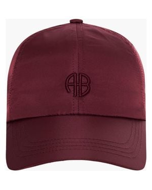 Anine Bing Jeremy Ab Nylon Baseball Cap - Red
