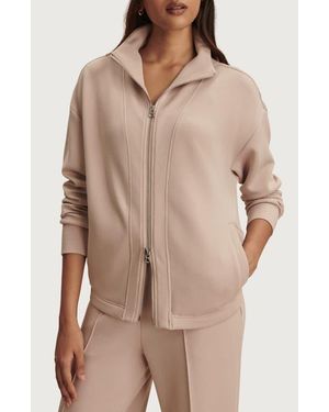Varley Arlene Zip-Up Fleece Jacket - Brown