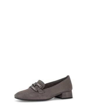Gabor Piper Leather Loafer - Gray