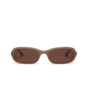 DEZI Cindy 54Mm Oval Sunglasses - Brown