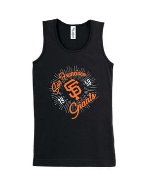 Soft As A Grape Girls Youth San Francisco Giants Tank Top - Black
