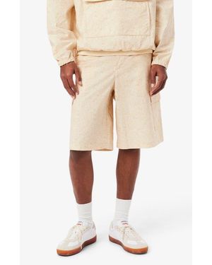 Lacoste Cotton Bermuda Shorts - Natural