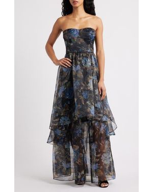 open lace back dress Amazon.com: Lulus Pixie Metallic Floral Mesh Midi Dress for Women Strapless  Black Cocktail Dress with Ruched Bodycon Fit, Elegant Floral Print, and  Back Slit for Evening & Party Wear