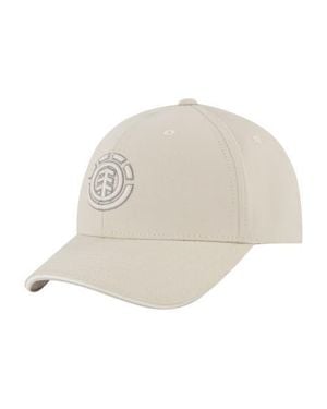 Element Stretch Fit 6-Panel Cap With Curved Visor - Natural
