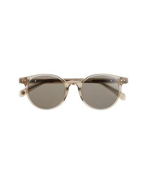 Eyebobs Case Closed 50Mm Polarized Round Sunglasses - Natural