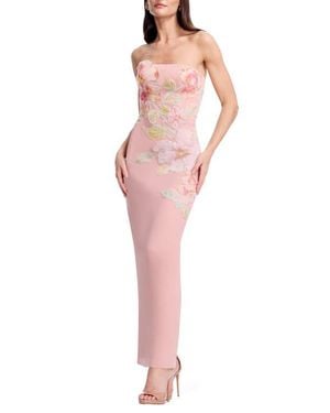open lace back dress Vada Dress – Dress the Population main image 0