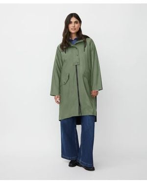 Masai Matheia Long Sleeve Hooded Coat - Green