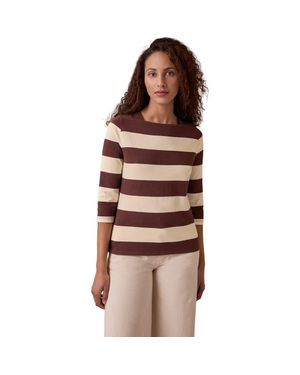 Celtic & Co. Heavyweight Shoulder Insert Top - Brown