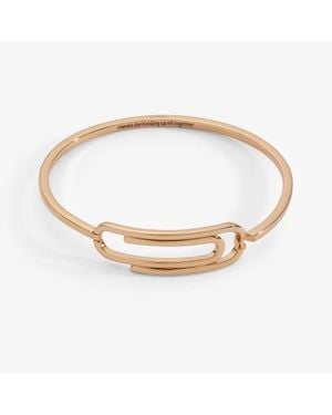 ALEX AND ANI Thanks For Holding Us All Together' Paperclip Tension Bangle - Metallic