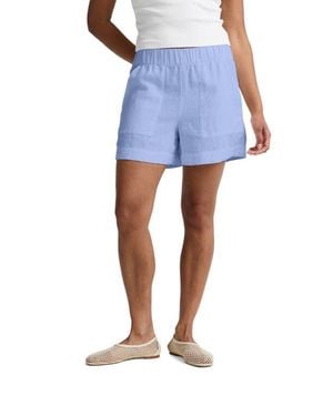 Beyond Yoga Softwash Linen Easy Shorts - Blue