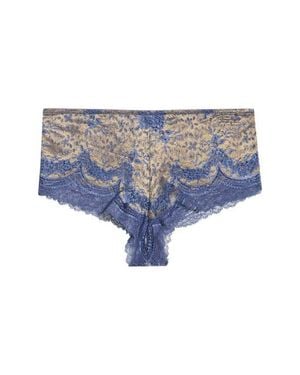 Kilo Brava Lace Hipster Panties - Blue