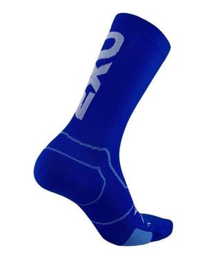 2XU Vectr Cushion Crew Socks - Blue