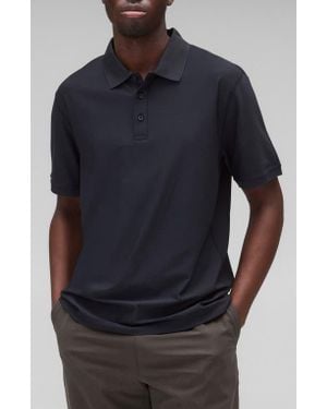 Reigning Champ Playoff Tech Piqué Polo - Blue