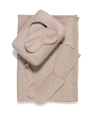 Sofiacashmere 4-Piece Travel Set - Natural