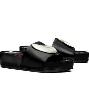 Tory Burch Patos Platform Slide Sandal - Black