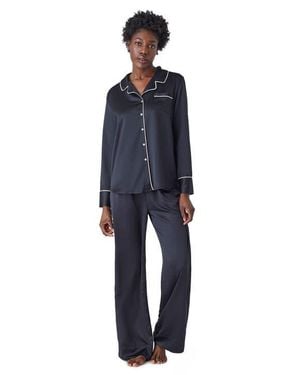 CUUP The Pajama Set Recycled Satin - Blue