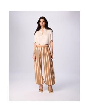 Theo the Label Phaenna Shoulder Pleat Tee - White