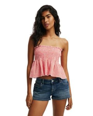 Cotton On Billie Shirred Tube Top
