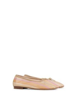 Mansur Gavriel Dream Mesh Ballerina Flat - Pink