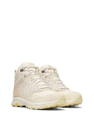 Merrell Speed Solo Mid Waterproof High Top Hiking Sneaker - White