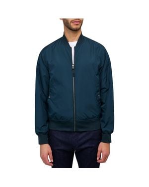 Brooklyn Brigade Slim Fit Floral Reversible Bomber Jacket - Blue