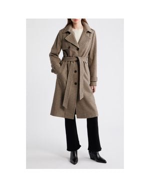 BCBGMAXAZRIA Belted Trench Coat - Natural